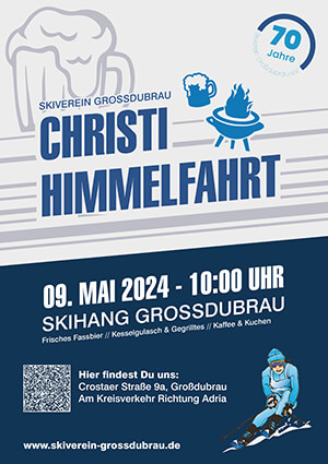 Christi-Himmelfahrt am Skihang Großdubrau